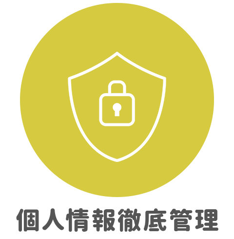 個人情報徹底管理